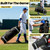 Fanwoli 81L Rolling Baseball Catchers Gear Bag, 3-Zone Equipment Storage