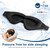 Tensport Sleep Masks Designed to Relief Dry Eyes, Upgraded 3D Silicone Moisture Chamber Glasses for Dry Eyes Relief, Hydrating Sleep Goggles for CPAP Users