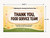 Healthcare Food Service Week Banner 70.87 x 45.3 in Polyester Thank You Food Service Team Appreciation Backdrop with Grommets and String, Hospital Nutrition Services Decor