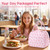 Cunno Insulated Lunch Bag, Pink Bow Nylon Solid Color