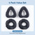playWooWgo 4 Pack Universal CPAP Mask Liners, Ultra Soft Micro-Fleece Full Face Mask Covers, Reusable Breathable, Reduce Air Leaks & Pressure Marks, Compatible with F20-Charcoal Gray