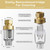 2 Pack Sediment Water Filter, 50 Micron Inline Pre-Filter with Adapters