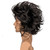 FYXZHUO Men Fashion Short Black Cosplay Wig Spiky Fluffy Synthetic Hair Emo Wig for Halloween Costume Anime Party