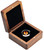 Akangbox Black Walnut Wood Gemstone or Loose Diamond Display Box