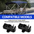 Boat Pontoon Bimini Top Latch Connector Bracket Replacement for Bennington Pontoon Bimini Top Parts 002957,Canopy Brackets Parts Boat Deck Hardware Accessories Plastic Black (2PCS)