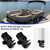 Boat Pontoon Bimini Top Latch Connector Bracket Replacement for Bennington Pontoon Bimini Top Parts 002957,Canopy Brackets Parts Boat Deck Hardware Accessories Plastic Black (2PCS)