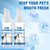 TuidVede Pet Dental Tartar Remover Spray, Pet Oral Spray for Dogs Teeth Cleaning, No Brush Pet Dental Foaming Care Sprays, Dog Breath Freshener, Reduce Tartar for Cats and Dogs (2Pack)