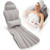 Full Body Bath Pillow for Bathtub, Thick 5D Air Mesh Luxury Spa Tub Cushion with Adjustable Lumbar Support, Extra Long Bathtub Pillow for Head and Neck Back, 192 Non-Slip Suction Cups, Gray, 56" x 19"