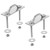 Pontoon Ladder Hardware Kit for Folding Boat Dock AL-A3/A4/A5/C4 (2 Pack)