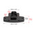 QWORK Electric Fence Insulators, 100 Pcs Wood Post Claw Insulators with Screws, Fencing Wire Polywire, Black Fence Nail on Insulator