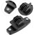 QWORK Electric Fence Insulators, 100 Pcs Wood Post Claw Insulators with Screws, Fencing Wire Polywire, Black Fence Nail on Insulator