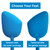 Bendable Lotion Applicator for Back & Body + Self Tanner Mitt, Blue