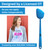 Bendable Lotion Applicator for Back & Body + Self Tanner Mitt, Blue