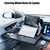 2 in 1 Large Steering Wheel Desk with Dual Slide-Out Trays, Car Laptop Tray