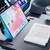 2 in 1 Large Steering Wheel Desk with Dual Slide-Out Trays, Car Laptop Tray