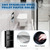 Honeydak Recessed Toilet Paper Holder, 13.5 x 7 x 4'', Black