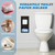 Honeydak Recessed Toilet Paper Holder, 13.5 x 7 x 4'', Black