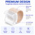 FULEEAN Big Toe Spacers,Hallux Valgus Corrector,Relieve Bunion Pain,Prevent Overlapping Toes, All-Day Comfort for Men & Women, Fits in Shoes.