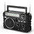 PRUNUS J-02 Portable Radio AM FM Bluetooth, Dual-Antenna,Transistor Radio
