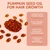 Pumpkin Seed Oil Capsules, 2 in 1 Pumpkin Seed Oil with Saw Palmetto for Hair Growth, 3000mg Per Serving, Cold Pressed, Supports Hair Heart Skin Supplement, Non-GMO, Gluten Free, 300 Softgels
