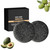 Flomitta 2-Pack Gray Hair Reverse Bar Black Soap for Beard & Hair Darkening and Deep Cleaning Natural Solid Shampoo for Normal to Oily Hair