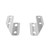 AIRCMT 97-08 Rear Fender Grab Bar Eliminator Bracket Fits Harley Touring Electra Glide, Road King (1997-2008) - Stainless Steel