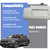 5GG857551 Left Driver Side Sun Visor Compatible with VW Golf 2015-2021, GTI 2015-2022, Passat 2016-2020 Gray Sun Protection Shade