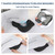 BALAPET Memory Foam Bed Sore Cushions for Butt, Ergonomic Bedsore Pressure Relief Pillow for Sleeping and Sitting, Removable T Shaped Opening Tailbone Cushion for Bed Sores on Buttocks(Black)