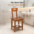 Teak Shower Chair with Handles and Backrest, 18.7" Teak Shower Bench