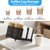 6 Compartments Plastic Coffee Cup and Lid Holder with Straw Organizer