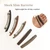 Markuii Slim French Hair Barrettes for Women No Slip Half Up Small Hair Barrette Clips Elegant Styling for Thin, Short or Fine Hair, 5 Pack