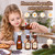 tchrules 16 Pcs Brown Vanilla Extract Bottles 5oz Swing Top Glass Bottles