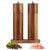 BOTOP Acacia Wood Salt and Pepper Grinder Set with Base