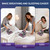 SRGARH Cordless Mattress Vacuum Cleaner, 16Kpa Bed Vacuum with 253.7nm UV-C Light & Ultrasonic Tech, HEPA Filter, Portable Handheld Vacuum for Bed Sofa Couch Crib & Pet Hair (Purple)