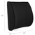 DMI Lumbar Support Pillow for Chair to Assist with Back Support with Removable Washable Cover to Ease Lower Back Pain while Improving Posture, 14 x 13 x 5, Contoured Foam, Standard, Black