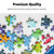 Ravensburger Positano 500 Piece Jigsaw Puzzle for Adults | Unique Piece Design | Anti-Glare Surface | Ideal for Group Activity and Gifts | FSC Certified