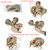 Aimole Synthetic Ponytail Clip-on Straight Wig Short Extensions hair Hairpiece (48T Light Gray Blonde with Dark Root)