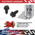 OttoSpeed Rustproof License Plate Screws with Nylon Inserts for US Domestic Vehicles & Select Imports – Stainless Steel Fastener Kit for Vehicles that Use Plastic Inserts (Black-Slotted)