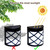GIGALUMI 8 Pack Solar Fence Light Cold White Porch Solar Powered Decor Outdoor Waterproof Wall Fence Lights for Garden, Yard, Patio, Front Door, Garage