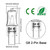 Gaormii G8 Halogen Light Bulbs 35W 120V Under Cabinet Puck Lighting Replacements, T4 JCD Type G8 Bi-Pin Base, 2700K Warm White, Dimmable, Pack of 12