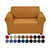 Joccun Stretch Chair Couch Cover,1-Piece Sofa Slipcover Spandex Jacquard Fabric Sofa Covers with Elastic Bottom,Washable Furniture Protector for Dogs,Cats,Kids(Armchair,Gold)