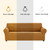 Joccun Stretch Chair Couch Cover,1-Piece Sofa Slipcover Spandex Jacquard Fabric Sofa Covers with Elastic Bottom,Washable Furniture Protector for Dogs,Cats,Kids(Armchair,Gold)