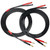 CNCESS Banana Plugs Female to Male Extension Cable, 2-Pack (6 Feet)