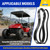 ROYKAW EZGO TXT Gas Drive Belt & Starter Belts Kit for EZGO 4 Cycle Gas Golf Cart TXT Cushman Express Marathon Medalist ST Vehicles Terrain 1994-2013, OEM # 72054G01, 72024G01, 72025G01, 26414G01