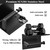 Tindbea Mega Size Toilet Paper Holder with Shelf + Towel Robe Hooks, Adhesive or Screw Wall Mounted Toilet Paper Roll Holder, Stainless Steel Bathroom Hardware Set (Matte Black)…
