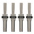 Rock Splitting Wedges, Heavy Stone Wedges, Iron Chisel and Rock Separation Tools. These Wedge and Feathers Tools Would Work on Our Massive Limestone and Granite(4Pcs)
