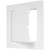 ECOPRO VENT 4" x 4" White Plastic Access Panel. Service Shaft Door Panel. Plumbing, Electricity, Heating, Alarm Wall Access Panel for Drywall. Bathroom Services Access Hole Cover.