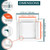ECOPRO VENT 4" x 4" White Plastic Access Panel. Service Shaft Door Panel. Plumbing, Electricity, Heating, Alarm Wall Access Panel for Drywall. Bathroom Services Access Hole Cover.