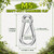 High-PQ 50PCS Carabiner Clip,Heavy Duty Spring Snap Hook,2IN(M5)