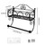 Paper Towel Holder with Shelf Wall Mount,Adhesive or Drill,Black